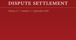 Journal of International Dispute Settlement - Volume 11, Issue 3, September 2020
