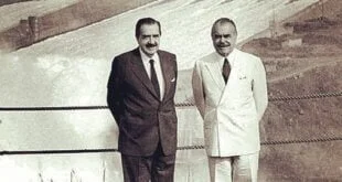Los Presidentes Raúl Alfonsín y José Sarney firman la "Declaración de Iguazú" 30 noviembre 1985