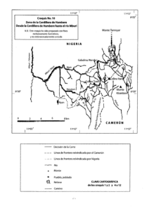 FRONTERA TERRESTRE Y MARÍTIMA ENTRE EL CAMERÚN Y NIGERIA (EL CAMERÚN CONTRA NIGERIA: INTERVENCIÓN DE GUINEA ECUATORIAL) (CUESTIONES DE FONDO) Fallo de 10 de octubre de 2002