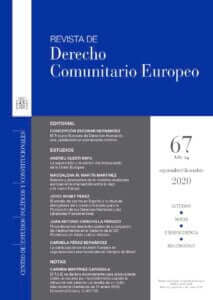 Revista de Derecho Comunitario Europeo - número 67, Septiembre/Diciembre 2020