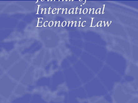 Journal of International Economic Law - Volume 23, Issue 4, December 2020
