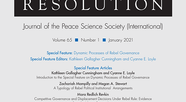 Journal of Conflict Resolution - Volume 65 Issue 1, January 2021
