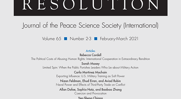 Journal of Conflict Resolution - Volume 65 Issue 2-3, February-March 2021