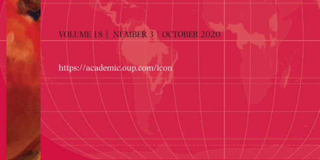 International Journal of Constitutional Law - Volume 18, Issue 3, October 2020