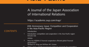 International Relations of the Asia-Pacific - Volume 21, Issue 1, January 2021