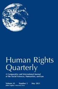 Human Rights Quarterly - Volume 43, Number 2, May 2021