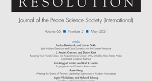 Journal of Conflict Resolution - Volume 65 Issue 5, May 2021