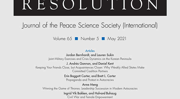 Journal of Conflict Resolution - Volume 65 Issue 5, May 2021