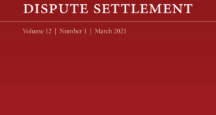 Journal of International Dispute Settlement - Volume 12, Issue 1, March 2021