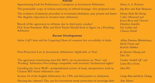 Arbitration International - Volume 37, Issue 1, March 2021