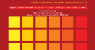 ACDI - Anuario Colombiano de Derecho Internacional - Vol. 14 Núm. 1 (2021)