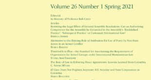 Journal of Conflict & Security Law - Volume 26, Issue 1, Spring 2021