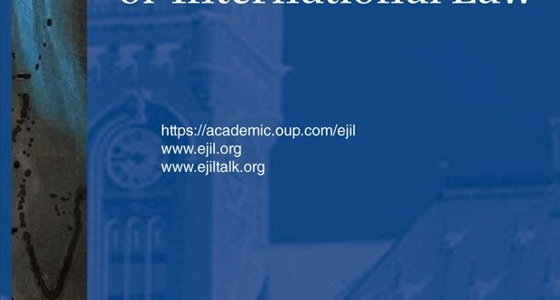 European Journal of International Law - Volume 32, Issue 1, February 2021