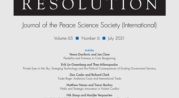 Journal of Conflict Resolution - Volume 65 Issue 6, July 2021