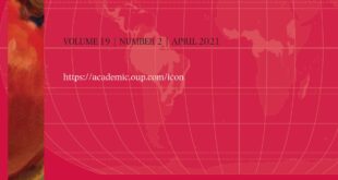 International Journal of Constitutional Law - Volume 19, Issue 2, April 2021