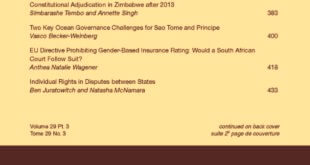 African Journal of International and Comparative Law - Volume 29, Issue 3, August, 2021