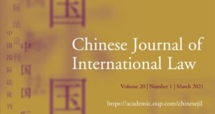 Chinese Journal of International Law - Volume 20, Issue 1, March 2021