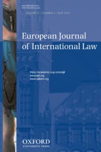European Journal of International Law - Volume 32, Issue 2, May 2021