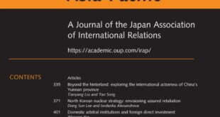 International Relations of the Asia-Pacific - Volume 21, Issue 3, September 2021
