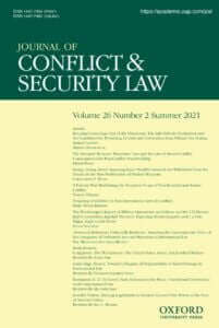 Journal of Conflict & Security Law - Volume 26, Issue 2, Summer 2021