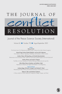 Journal of Conflict Resolution - Volume 65 Issue 7-8, August-September 2021