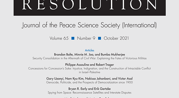 Journal of Conflict Resolution - Volume 65 Issue 9, October 2021