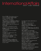 International Affairs - Volume 97, Issue 6, November 2021