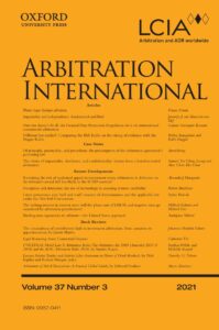 Arbitration International - Volume 37, Issue 3, September 2021