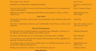 Arbitration International – Volume 37, Issue 3, September 2021