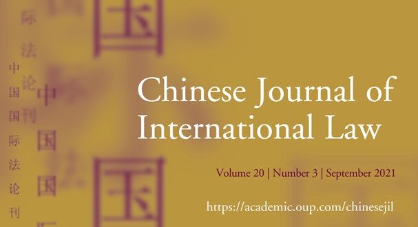 Chinese Journal of International Law - Volume 20, Issue 3, September 2021