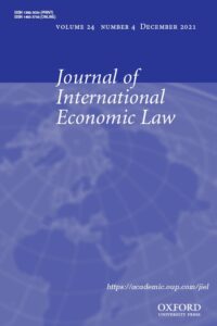 Journal of International Economic Law - Volume 24, Issue 4, December 2021