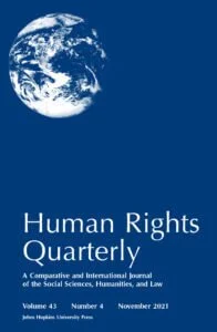 Human Rights Quarterly - Volume 43, Number 4, November 2021