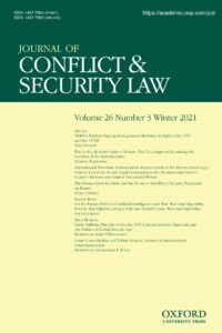 Journal of Conflict & Security Law - Volume 26, Issue 3, Winter 2021