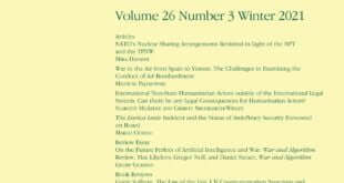 Journal of Conflict & Security Law - Volume 26, Issue 3, Winter 2021