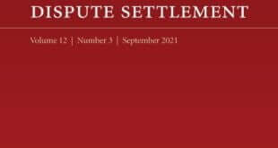 Journal of International Dispute Settlement - Volume 12, Issue 3, September 2021