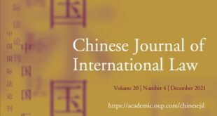 Chinese Journal of International Law - Volume 20, Issue 4, December 2021