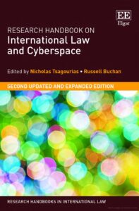 Research Handbook on International Law and Cyberspace