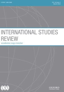 International Studies Review - Volume 24, Issue 1, March 2022