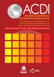 ACDI - Anuario Colombiano de Derecho Internacional - Núm. 15 (2022)