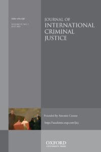 Journal of International Criminal Justice - Volume 19, Issue 3, July 2021