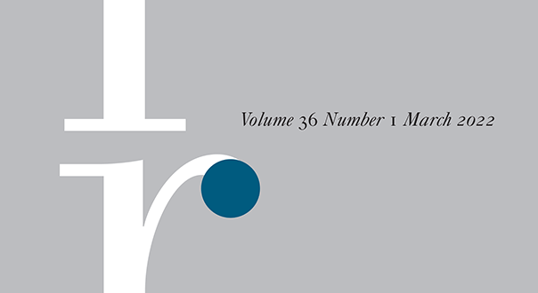 International Relations - Volume 36 Issue 1, March 2022