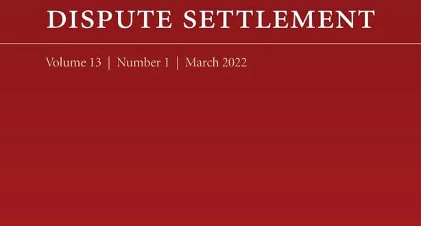 Journal of International Dispute Settlement - Volume 13, Issue 1, March 2022