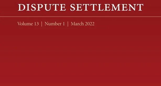 Journal of International Dispute Settlement - Volume 13, Issue 1, March 2022