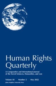 Human Rights Quarterly - Volume 44, Number 2, May 2022