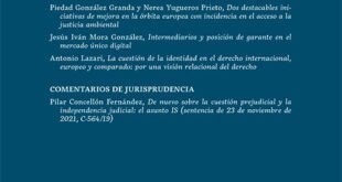 Revista Española de Derecho Europeo – Núm. 81 (2022): Enero – Marzo