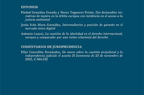 Revista Española de Derecho Europeo - Núm. 81 (2022): Enero - Marzo
