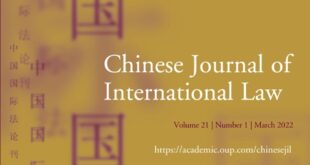 Chinese Journal of International Law - Volume 21, Issue 1, March 2022