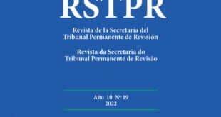 Revista de la Secretaría del Tribunal Permanente de Revisión - Año 10 - Número 19 - 2022