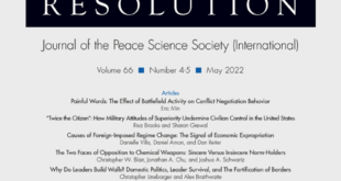Journal of Conflict Resolution - Volume 66 Issue 4-5, May 2022