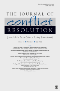 Journal of Conflict Resolution - Volume 66 Issue 6, July 2022